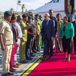 رئيس الجمهورية يصل العاصمة التنزانية دودوما للمشاركة في أشغال مؤتمر الحزب الثوري التنزاني